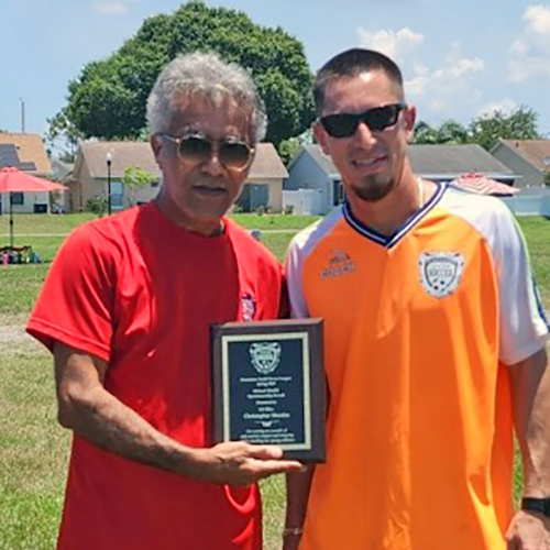 U9 Coach Chris Morales